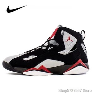 Nike Jordan Femme Nike Air Jordan 7 Men's Jordan Shoes Basketball Lace-up Gym Training Boots Sport Women Sneaker 342964-060