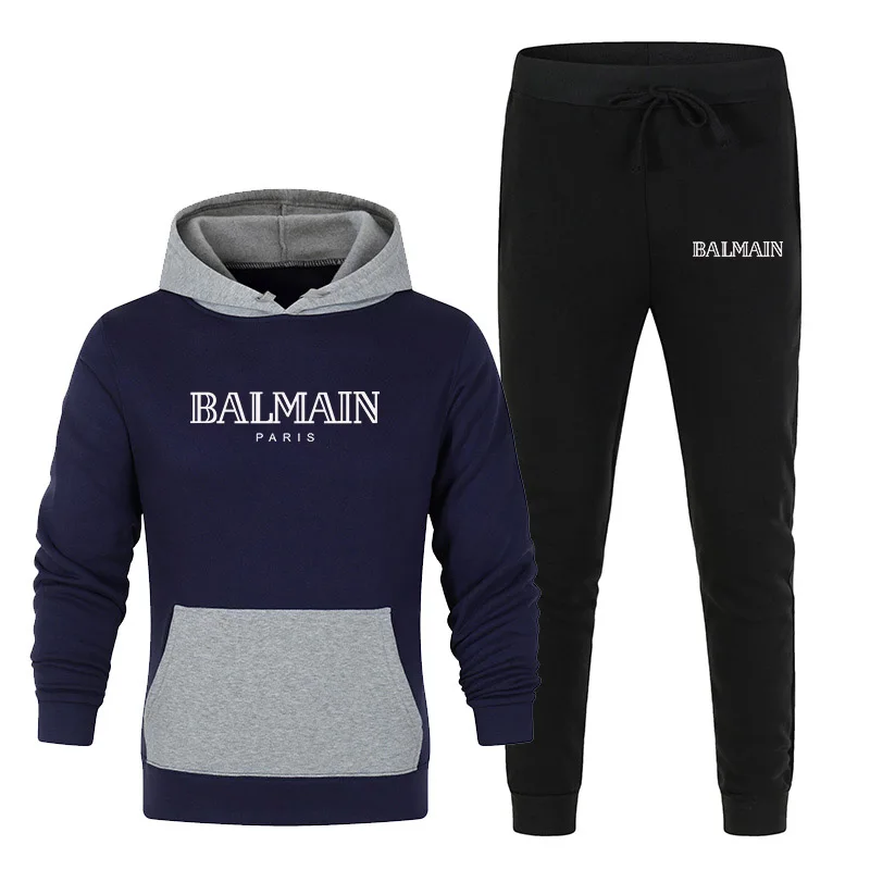 2 Pieces Sets Tracksuit Men Hooded Sweatshirt+pants Pullover Hoodie Sportwear Suit Ropa Hombre Casual Men Clothes Size S-4XL 2 Pieces Sets Tracksuit Men Hooded Sweatshirt+pants Pullover Hoodie Sportwear Suit Ropa Hombre Casual Men Clothes Size S-4XL