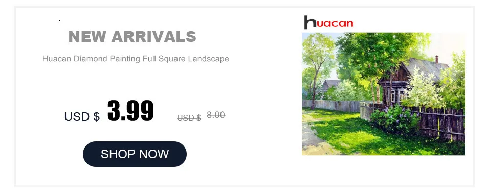 Huacan 5D алмазная картина, алмазная вышивка, вилла, пейзаж, вышивка крестиком, стразы, ручная работа, набор для рукоделия, мозаика, домашний декор