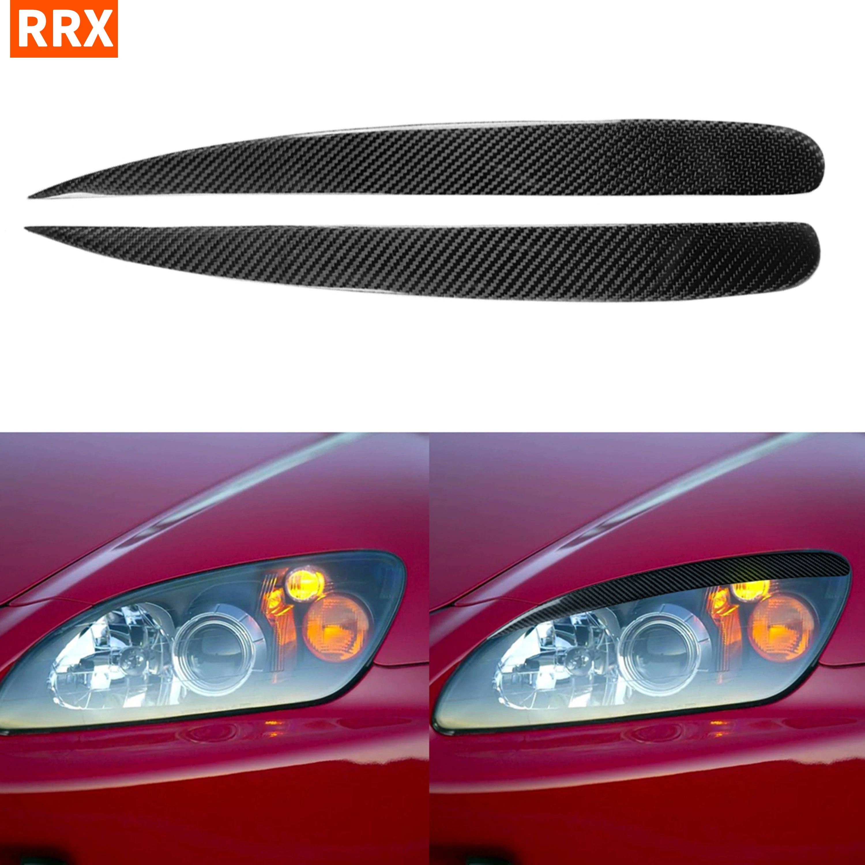 ABS Plastic Front Head Light Bottom Eyelid Cover 4pcs For car accessory NSXT14 