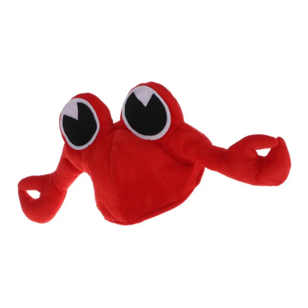 Cosplay Party Velvet Red Crab Hat Beautiful Hairstyles Fancy Dress