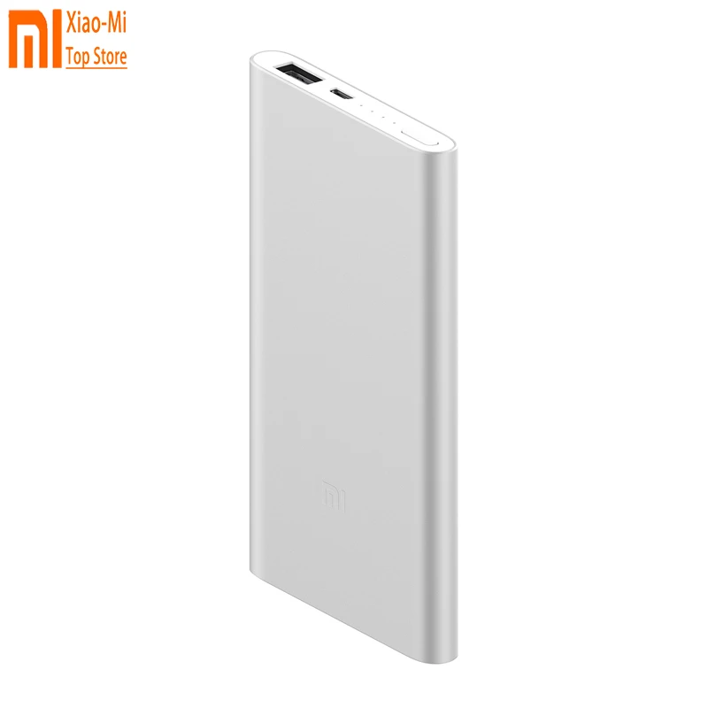 Xiao mi power Bank 2 5000 мАч PLM10ZM mi power bank 5000 портативный внешний аккумулятор для huawei samsung