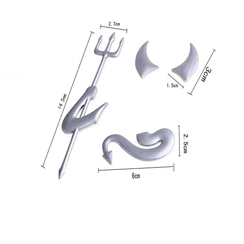 1 шт. Модный 3D Маленький Дьявол автомобильный стикер для Mercedes W204 W210 AMG Benz Bmw E36 E90 E60 Fiat 500 Volvo S80
