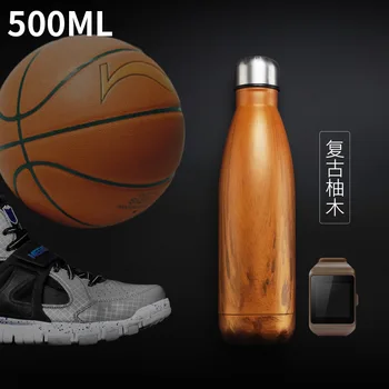 

Insulated Cups Simple Korea Red Portable Creative Sports Water Bottle Glass Coke Bottle Water Glass Water Bottle Cold Gg50sh