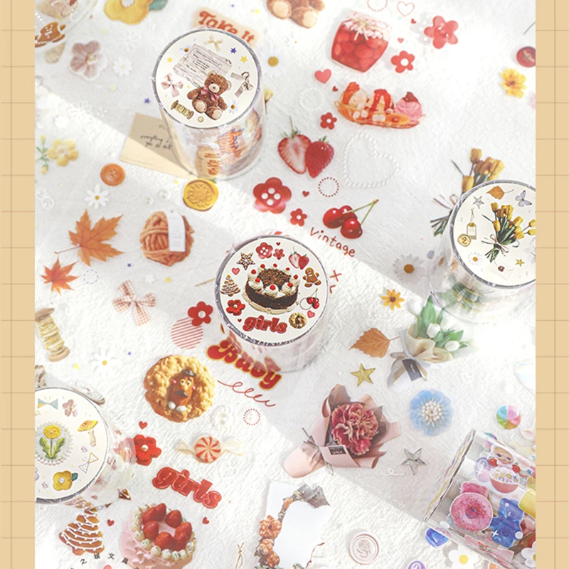 Конфетный поэтический сундук с сокровищами 60 мм * 3 м маскирующая ПЭТ лента для