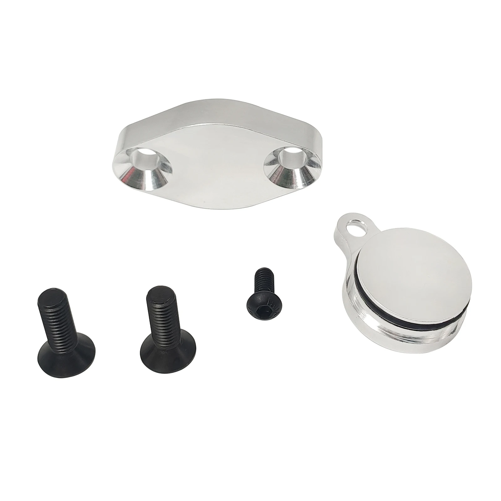 1 Set 14.9mm EGR Remove Intake / Exhaust Block Off Plate for