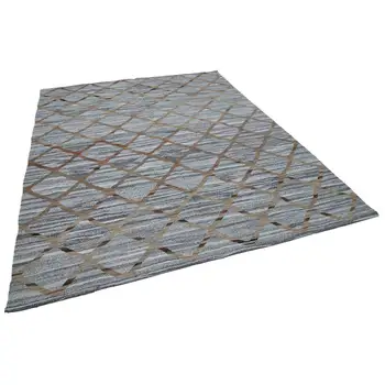 

248x307 Cm Grey Handmade Contemporary Area Rug-8x10 Ft