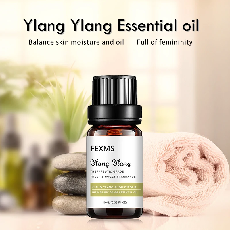 Ylang Ylang Essential Oil  100% Pure Natural  Therapeutic Grade -  Perfect for Aromatherapy, Relaxation, Skin Therapy & More!