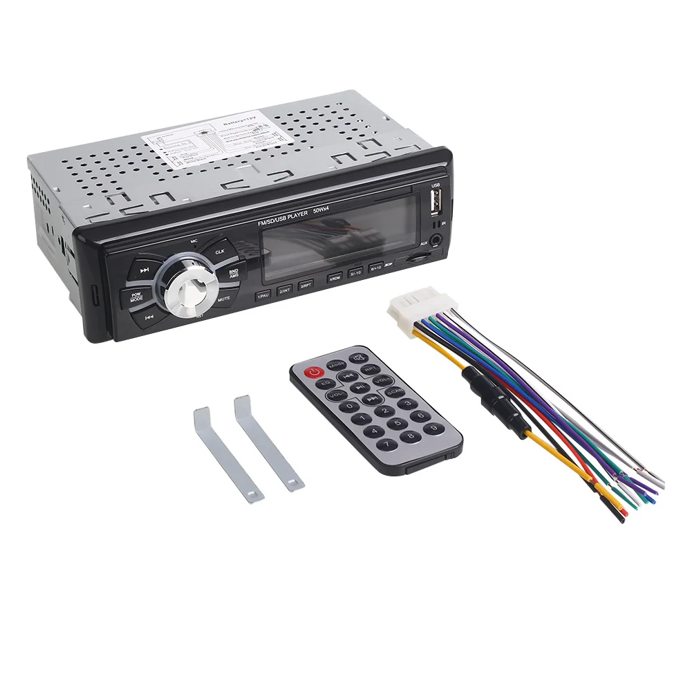 FM Автомобильный Mp3 радио плеер Авто MP3 CD Универсальный для SD USB Aux вход