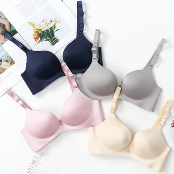 

Women's Seamless Bra Thin Section Comfortable One-piece Smooth Without Steel Rings Gathered Bra Sexy Underwear Bra