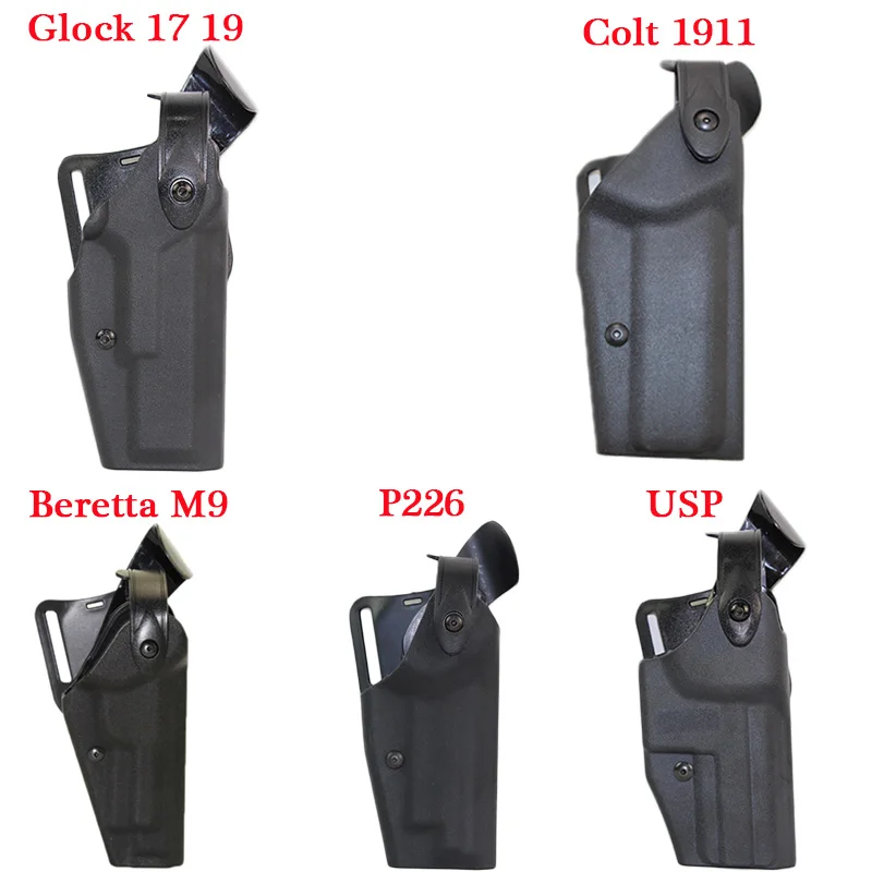 

Tactical Gun Holster Bag Case For Glock 17 19 Colt 1911 Beretta M9 USP P226 Airsoft Pistol Belt Holster Hunting Accessories