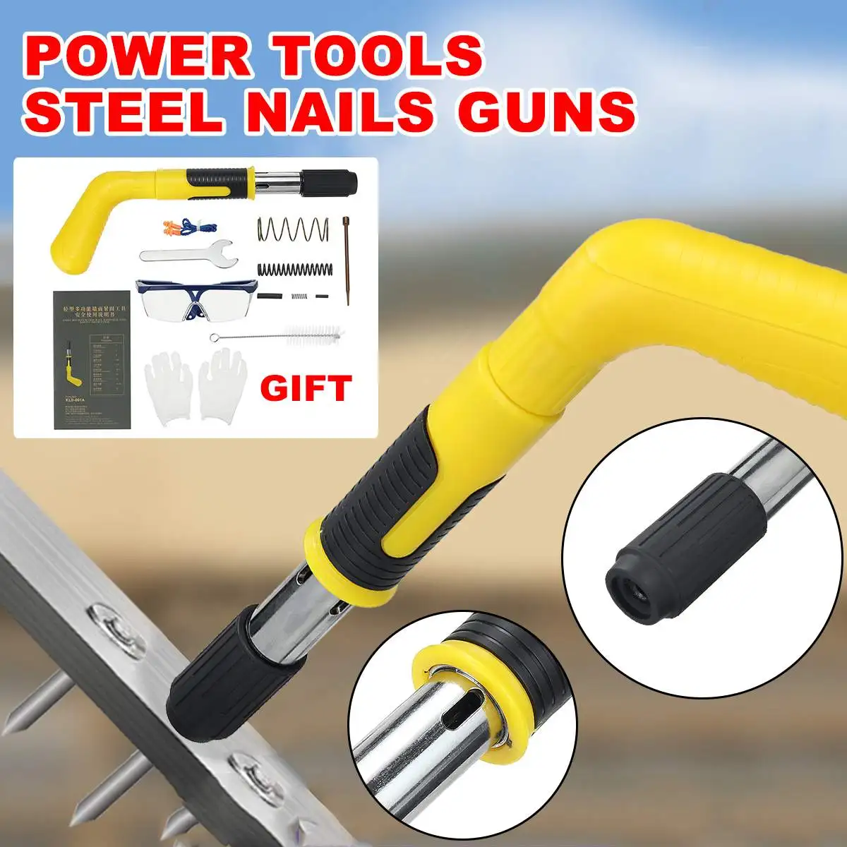 Power Tools Mini Steel Nails Rivet Labor saving Tool Low Noise Manual Rivet Nail High Quality