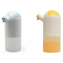 2X Kids Automatic Touchless Liquid Soap Dispenser Battery Operated Intelligent Infrared Sensor Hand Washer Yellow & Blue