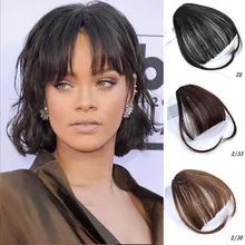 Nova moda 3D bangsInvisible Sem Costura cabecha Cabelo Xuanguang Cabelo Curto Feminino Adulto Mulheres BB Clipe pedacos de Cabelo
