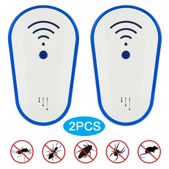 

ABS White Ultrasound electronic mosquito repellent household insect repellent rodent repellent cockroach suppressor