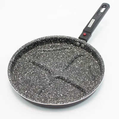 

Non-stick pan 4-hole heart-shaped frying pan Marble multi-function gas model gas stove omelette props stone