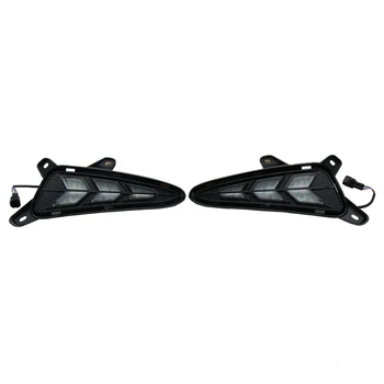 

2Pcs for Toyota 17- 19C-HR Yize with Yellow and Blue LED Daytime Running Light
