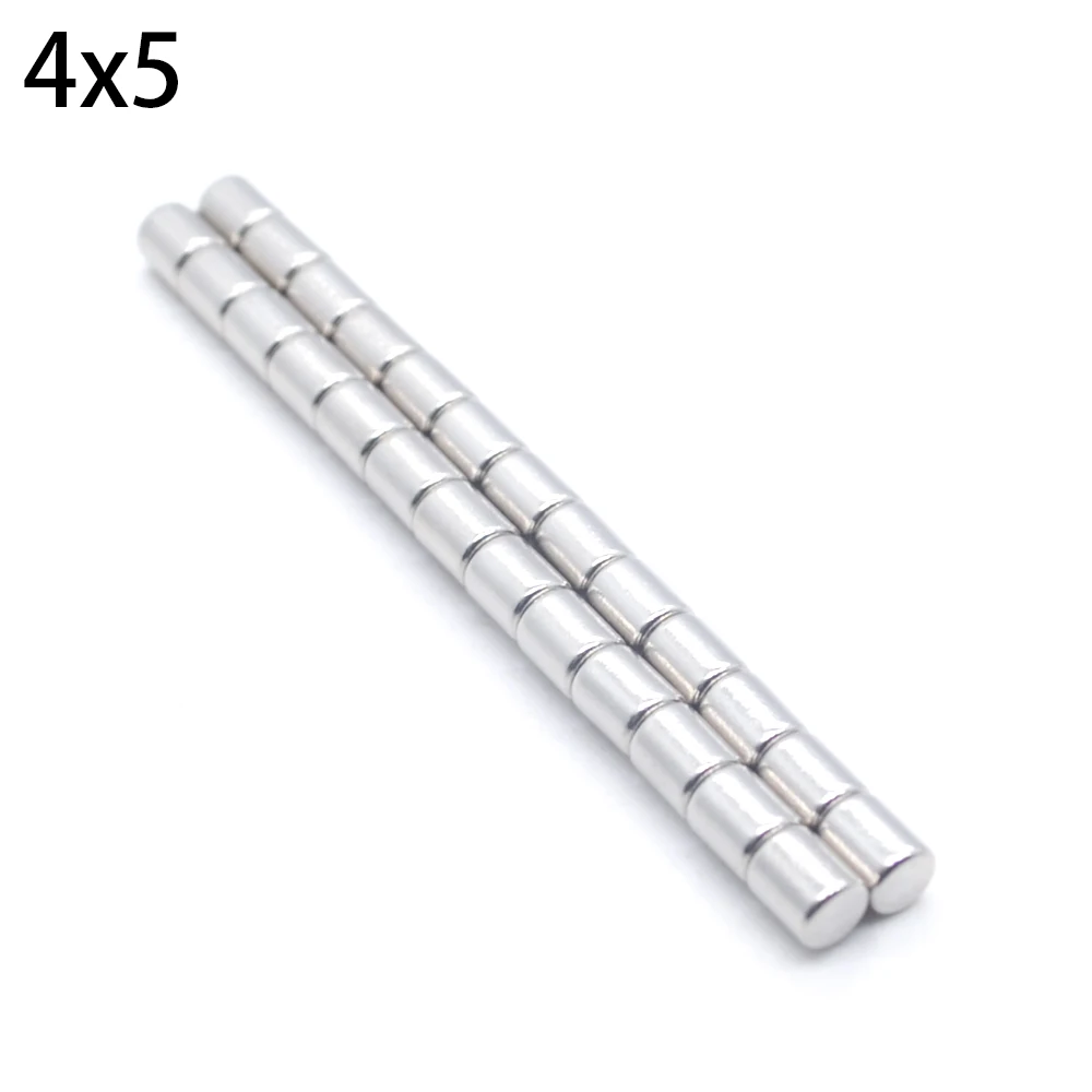 

2000 pcs. Neodymium N35 diameter strong magnets small disk NdFeB rare earth for craft models fridge protruding magnet 4x5 mm