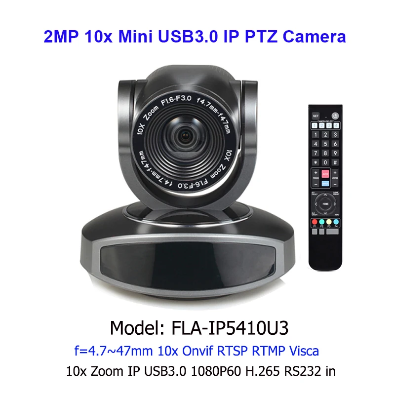 2 мегапикселя 1080P USB plug and play 10x оптический зум IP PTZ видео конференц-камера для