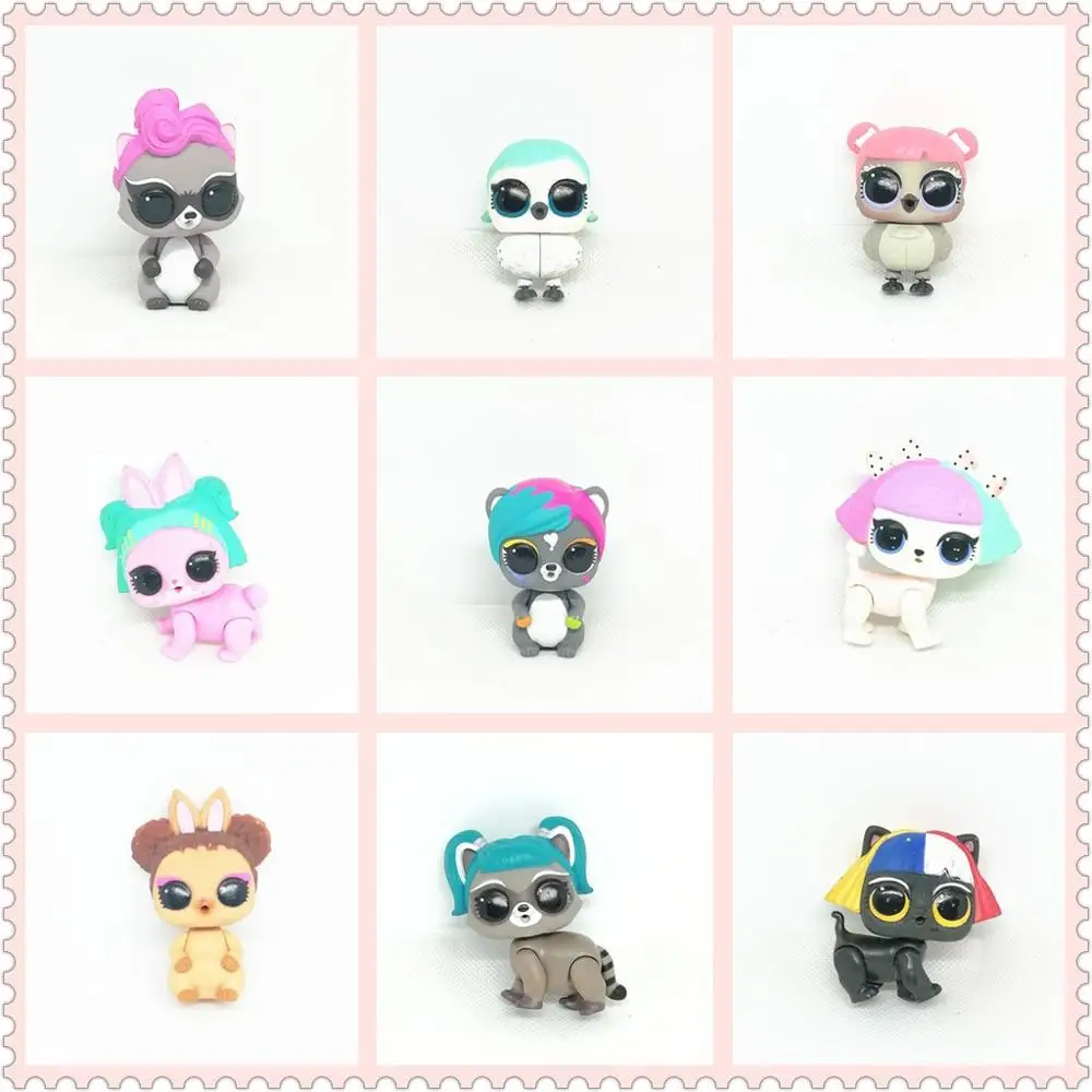 

1pcs Original LOLs Pet Puppy Dog 3-5cm Doll Plastic Toy Can Choose Figures Action DIY Toys Girls Kids Birthday Chrismas Gift