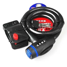 Велосипед подлинный продукт универсальный 533 замок Ty533 замок проволочный замок Противоугонный замок оборудование для езды велосипедный замок