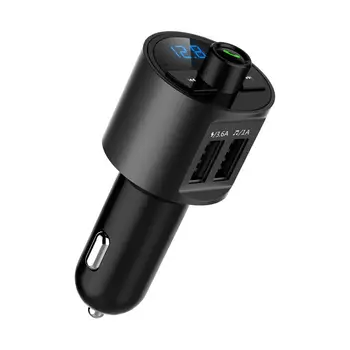 

Car mp3 Bluetooth FM transmitter Bluetooth player, car charger dual USB fast charging function can answer calls, listen to music
