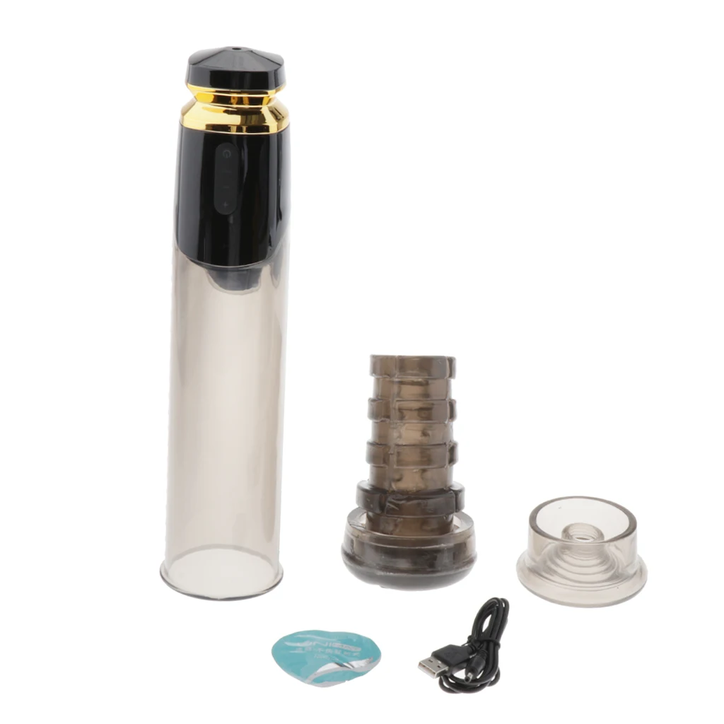 Electric Adult Male Massager Aircraft Cup Vibrator Phallic Enlarger Exerciser Delay Lasting Vacuum Pump Trainer Extender Toys
