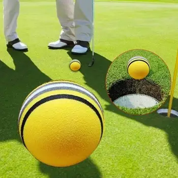 

50Pcs Yellow Golf Sports Sponge Balls Indoor Outdoor Training Practice Foam Lot