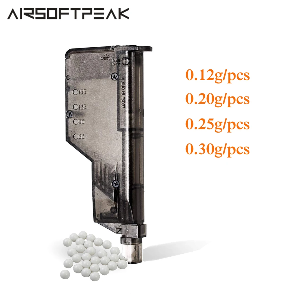 Strike-Ball Speed-Loader Airsoft Plastic 1000 Bullets Shooting BB Rounds/Lot 155