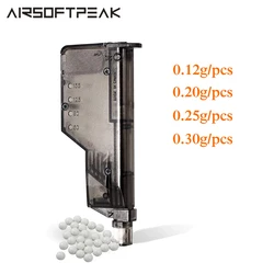 1000 Rounds/lot Airsoft Paintball BB Balls 0.12g/0.2g/0.25g/0.3g 155 Rounds BB Speed Loader Plastic Strike Ball Shooting Bullets