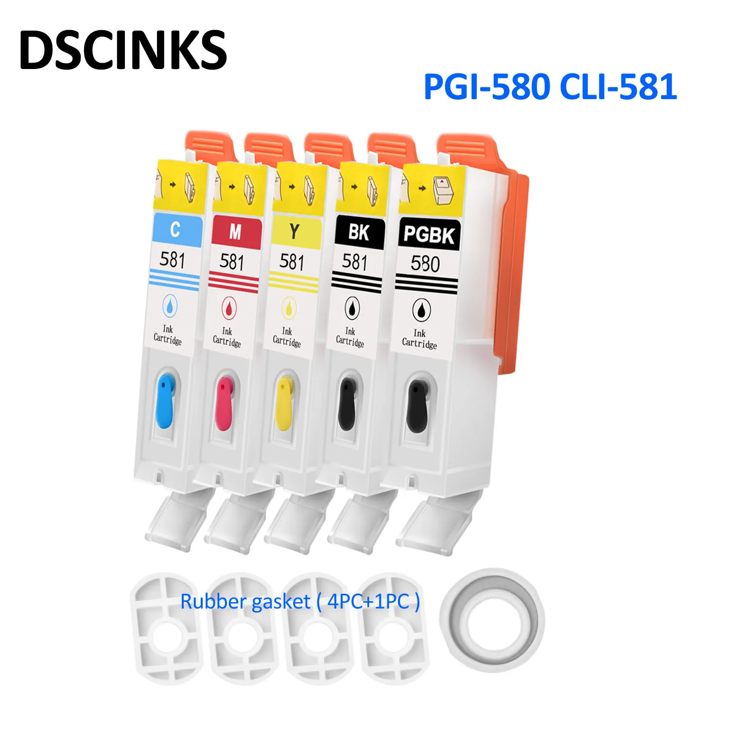 PGI-580 CLI-581 картридж с чернилами для Canon Pixma TR7550 TR8550 TS6150 TS6151 TS6350 TS705 TS6250 TS9550 5 цветов
