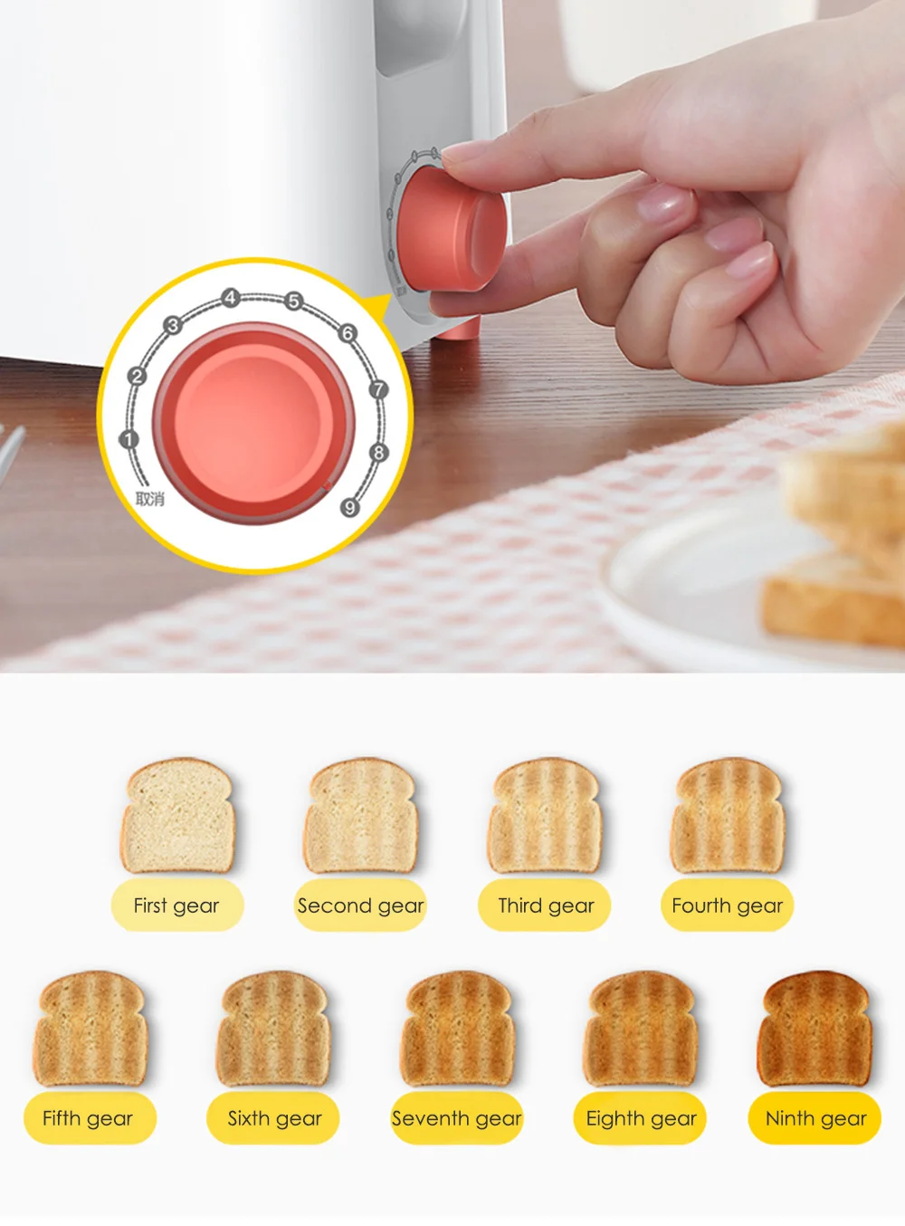 Xiaomi Deerma DEM-SL261 полностью автоматическая хлебная машина электрическая мини-печь машина для выпечки завтрака хлеб Бутербродница