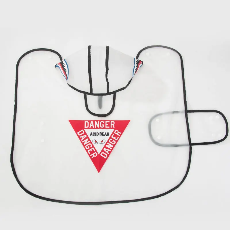 Waterproof Windproof Dog Raincoat With Hood Cartoon Pet Dog Puppy Coat Cloak Costumes Clothes for Teddy Corgi Schnauzer Bulldog