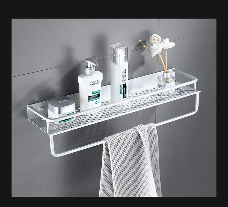 Космическая Алюминиевая Полка для полотенец для ванной комнаты, шампунь, мыло, косметические полки, кухонная полка для хранения приправ, аксессуары для ванной комнаты