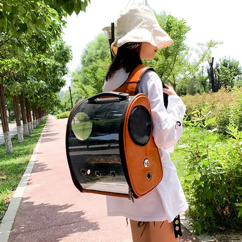 Переноска для птиц с окунем попугай путешествия легкая клетка-рюкзак космическая капсула Пузырьковые сумки
