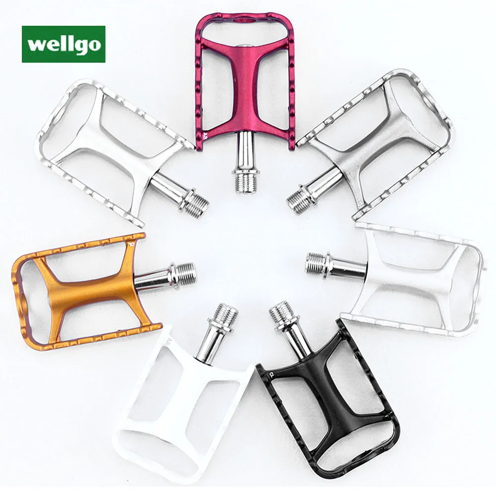 Billig DU Versiegelt Lager Mountainbike Pedal MTB Pedale Ultraleicht Pedal 228g Radfahren Pedale Fahrrad Zubehör Wellgo M111