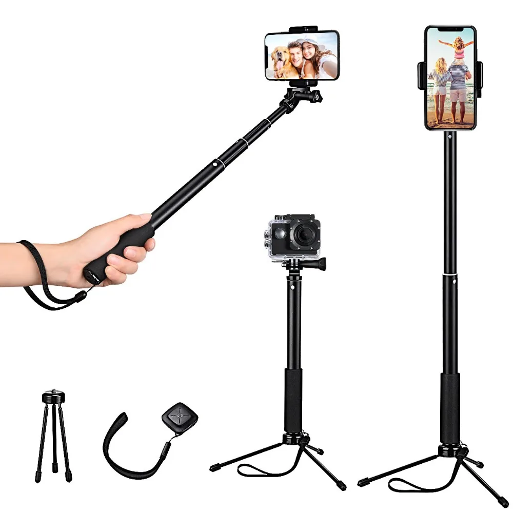 Mpow 074 Bluetooth Selfie Stick Extendable Selfie Stick Tripod Built-in GoPro Connector Detachable Tripod Stand For Phone Selfie (8)