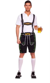 

Dancing Stage Costumes Couple Pack Bar Waiter Promotional Bavarian Beer German Monet Black Beer Festival Clothing Sportswear