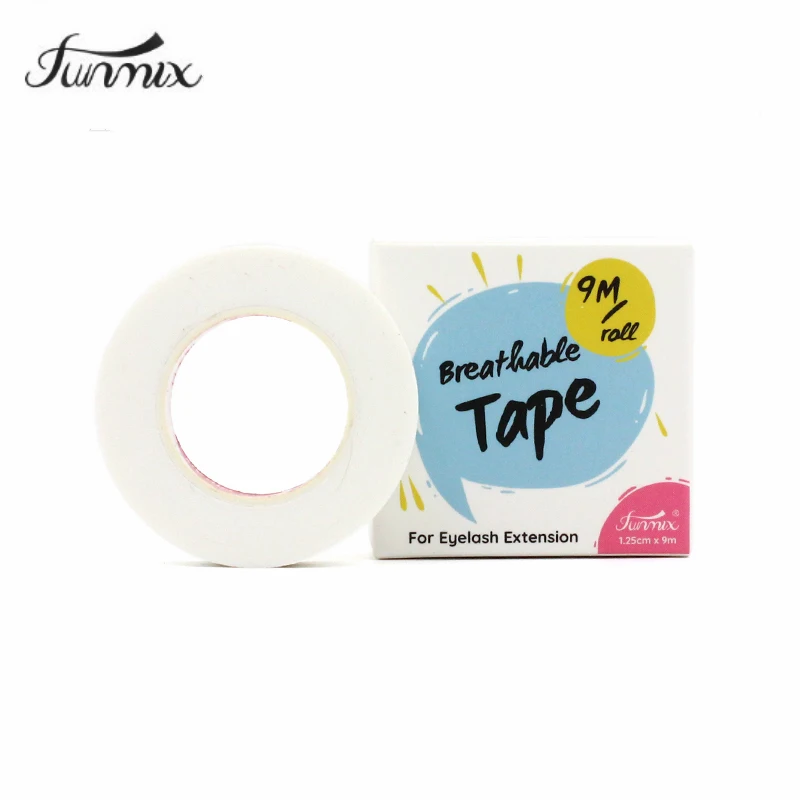 

4 Rolls FUNMIX Breathable Prevent Allergy Medical Tape Eyelash Grafted Isolation Under Eye Patch