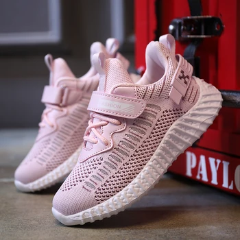 

Summer Kids Shoes For Girls Breathable Mesh Teenager Boy Sport Shoes Fashion Casual Young Boy Sneakers Soft Sole Kids Flat Shoes