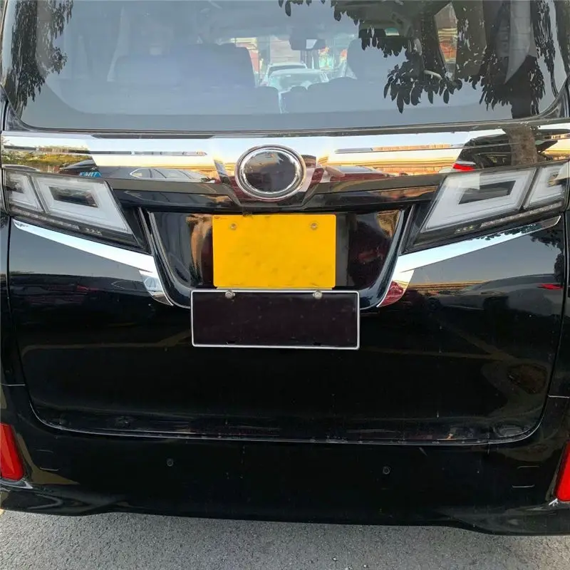 WELKINRY для Toyota Alphard Vellfire AH30 2015 2016 2017 2018 2019 2020 ABS хромированный задний фонарь световой