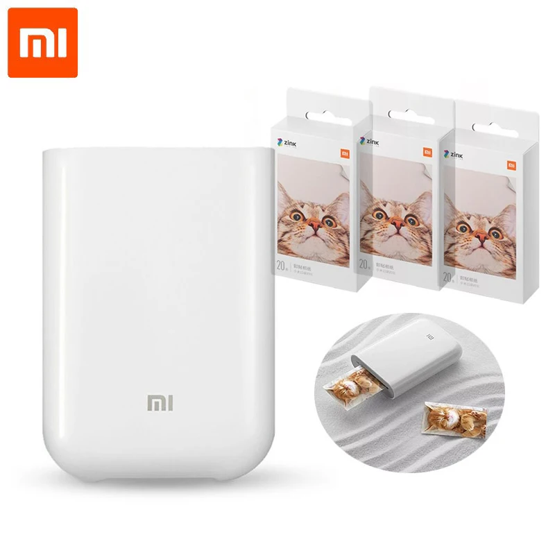 Портативный карманный мини-принтер Xiaomi ZINK для фотобумаги 300 точек/дюйм |