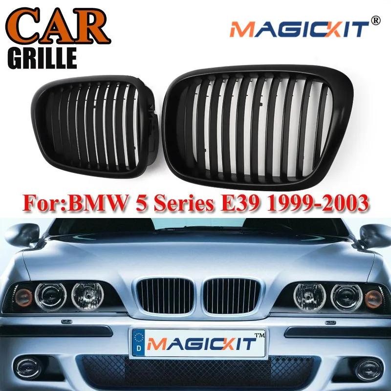 MagicKit матовый черный передний бампер с почками капот решетка для автомобиля