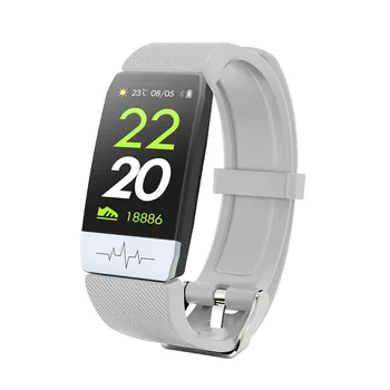 

Q1S Fitness Tracker Smart Watch Bracelet Heart Rate Blood Pressure Men Women Smart Watch Activity Tracker Gray