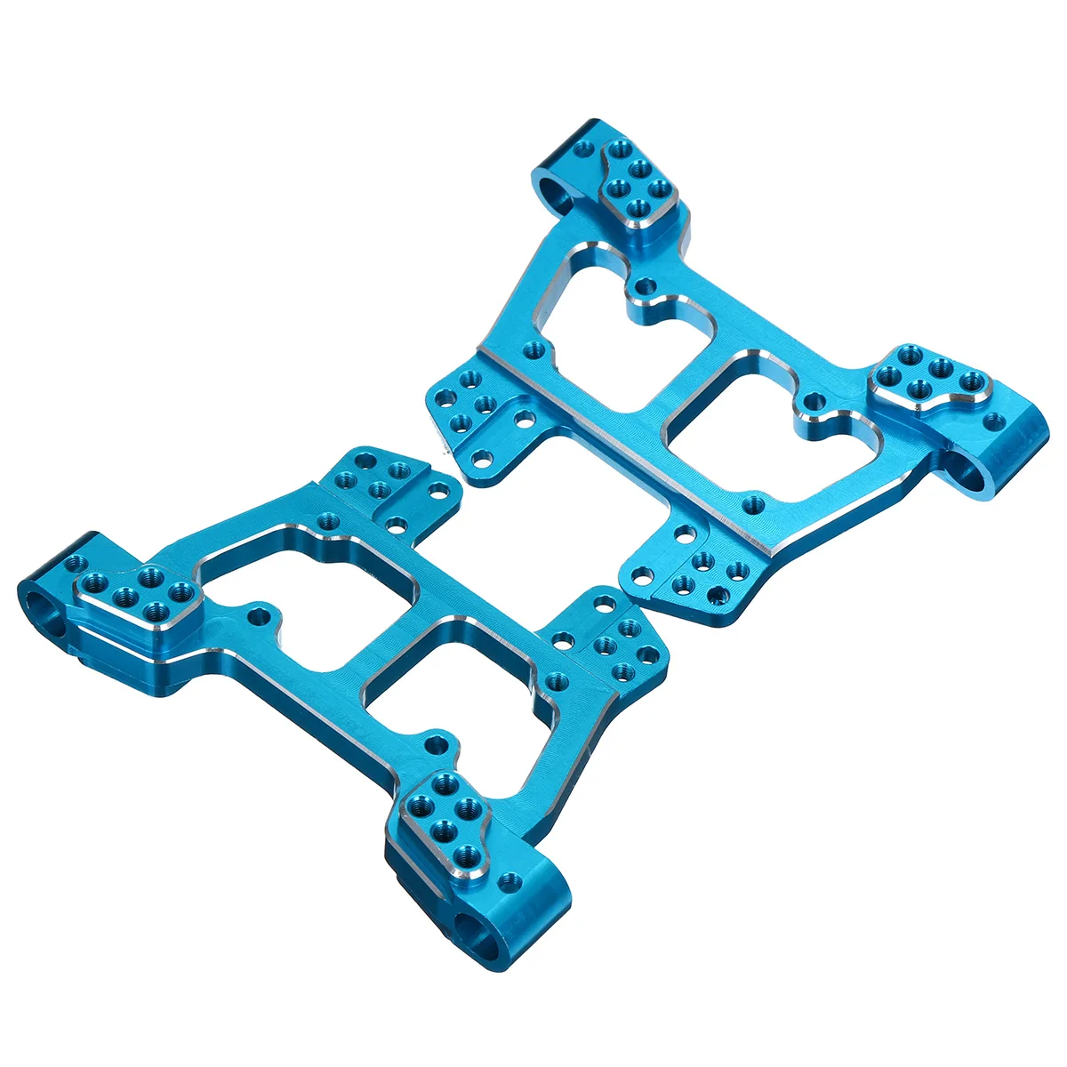 Обновленная посылка деталей для HSP RC 1:10 94111 94108 гусеничный автомобиль грузовик синие части и Асса алюминиевый сплав синий