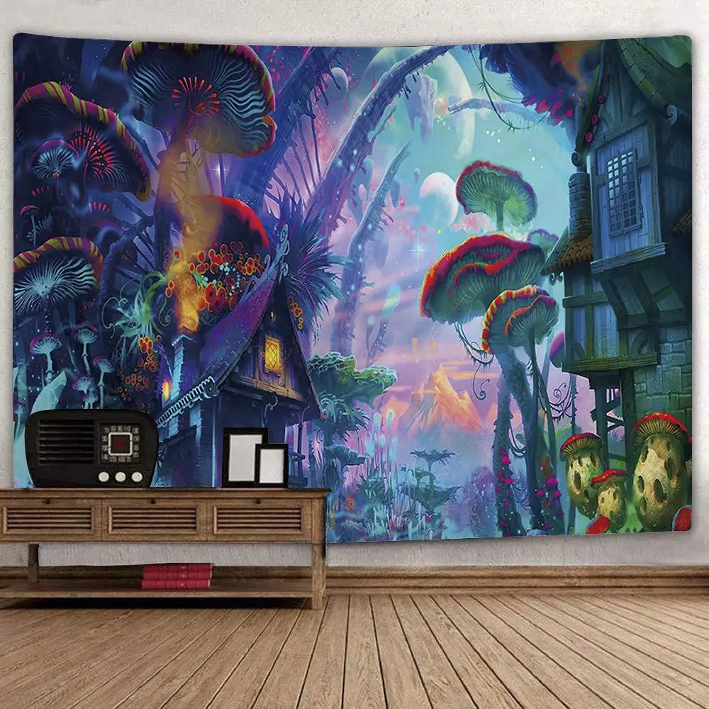 Creative 150*130cm Tapestry Mandala Boho Style Winds Polyester Home Wall Decoration Hanging Cloth Beach Mat Yoga Mat - Цвет: a6