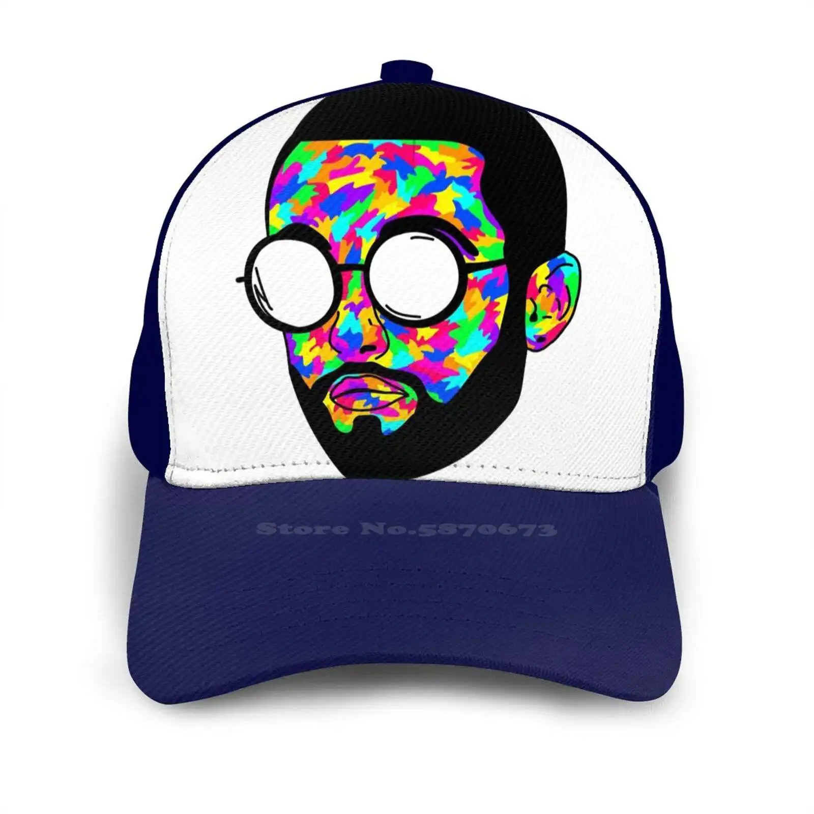 Potret Warna Topi Jaring Datar Hip Hop 