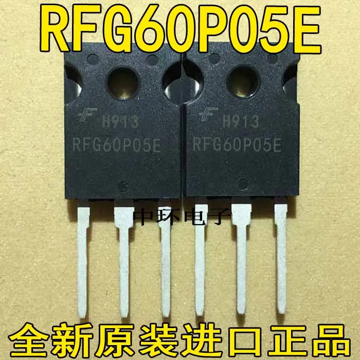5 шт./лот RFG60P05E TP-247 60A/с алюминиевой крышкой, 50В/5 шт./лот