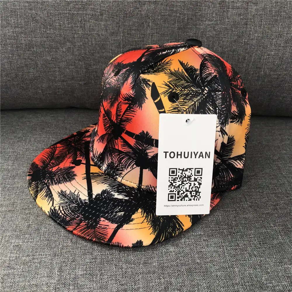 hawaiian flat bill hats