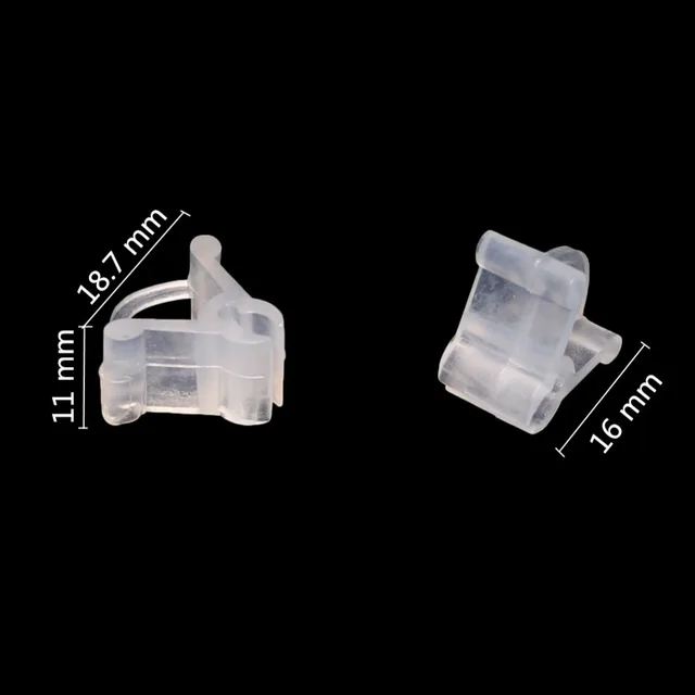 Kerti Oltó Klipek Átlátszó Műanyag Zöldség Virágnövények Kertészeti Díszek Szerszámok 20 Db - Image 2